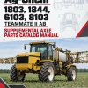 Ag-Chem 1803, 1844, 6103, 8103 Teammate II AB Supplemental Axle Parts Catalog Manual (1997) Ag-Chem 1803, 1844, 6103, 8103 Teammate II AB Supplemental Axle Parts Catalog Manual (1997)