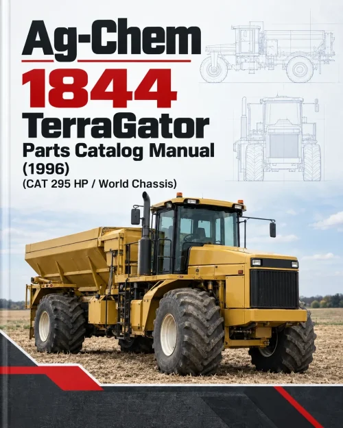 Ag-Chem 1844 TerraGator Parts Catalog Manual (1996) (CAT 295 HP / World Chassis)