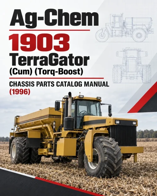 Ag-Chem 1903 TerraGator (Cum) (Torq-Boost) Chassis Parts Catalog Manual (1996)