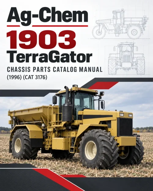 Ag-Chem 1903 TerraGator Chassis Parts Catalog Manual (1996) (CAT 3176)