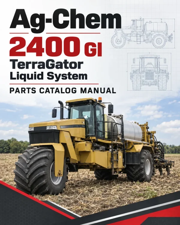 Ag-Chem 2400 Gl TerraGator Liquid System Parts Catalog Manual Ag-Chem 2400 Gl TerraGator Liquid System Parts Catalog Manual