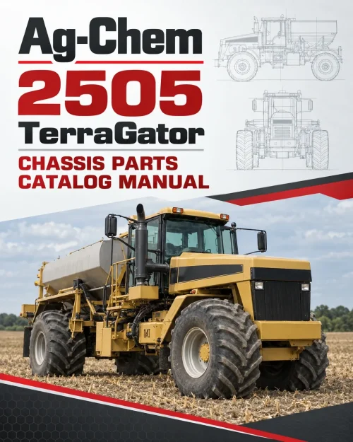 Ag-Chem 2505 TerraGator Chassis Parts Catalog Manual