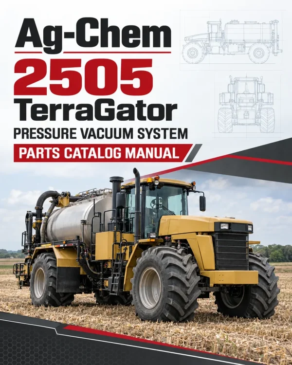 Ag-Chem 2505 TerraGator Pressure Vacuum System Parts Catalog Manual Ag-Chem 2505 TerraGator Pressure Vacuum System Parts Catalog Manual