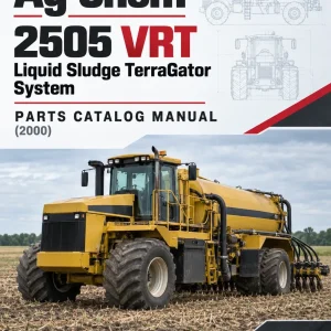 Ag-Chem 2505 VRT Liquid Sludge TerraGator System Parts Catalog Manual (2000)