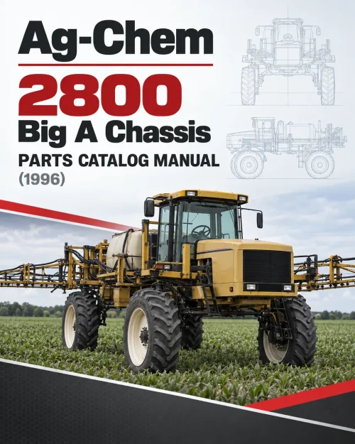 Ag-Chem 2800 Big A Chassis Parts Catalog Manual (1996)