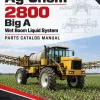 Ag-Chem 2800 Big A Wet Boom Liquid System Parts Catalog Manual