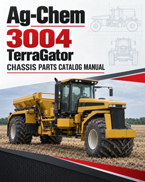 Ag-Chem 3004 TerraGator Chassis Parts Catalog Manual