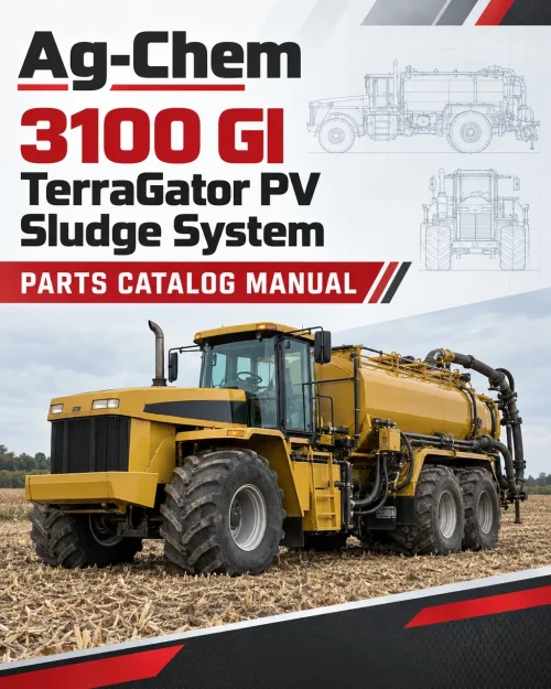 Ag-Chem 3100 Gl TerraGator PV Sludge System Parts Catalog Manual