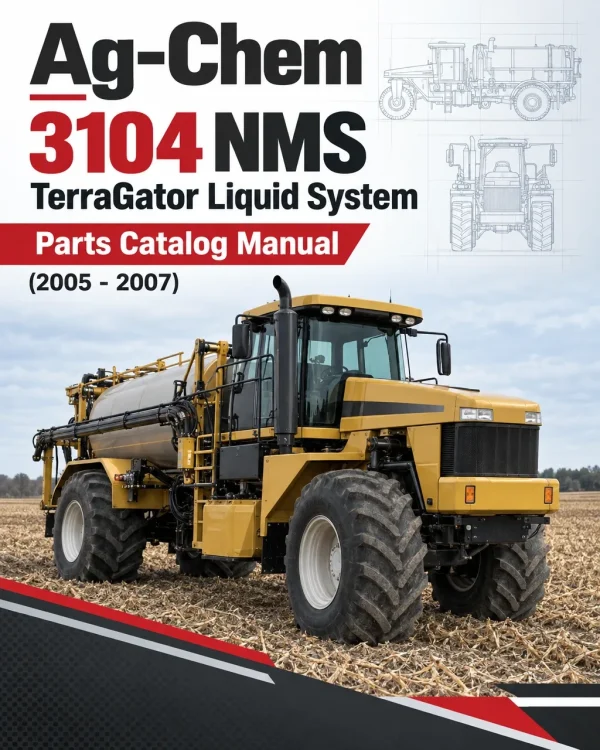 Ag-Chem 3104 NMS TerraGator Liquid System Parts Catalog Manual (2005 - 2007) Ag-Chem 3104 NMS TerraGator Liquid System Parts Catalog Manual (2005 - 2007)