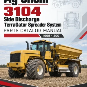 Ag-Chem 3104 Side Discharge TerraGator Spreader System Parts Catalog Manual (1998 - 2001)