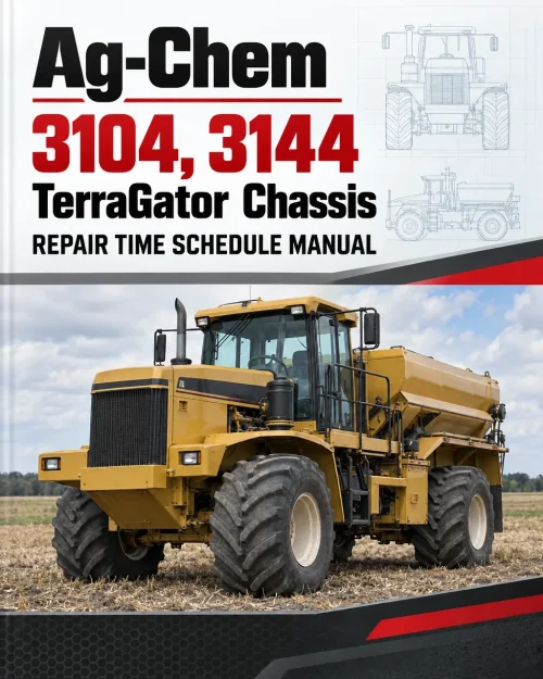 Ag-Chem 3104, 3144 TerraGator Chassis Repair Time Schedule Manual Ag-Chem 3104, 3144 TerraGator Chassis Repair Time Schedule Manual