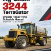 Ag-Chem 3244 TerraGator Chassis Repair Time Schedule Manual (English) (SN TXX1011 and Up)
