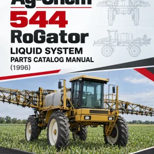 Ag-Chem 544 RoGator Liquid System Parts Catalog Manual (1996) Ag-Chem 544 RoGator Liquid System Parts Catalog Manual (1996)