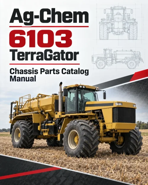 Ag-Chem 6103 TerraGator Chassis Parts Catalog Manual Ag-Chem 6103 TerraGator Chassis Parts Catalog Manual