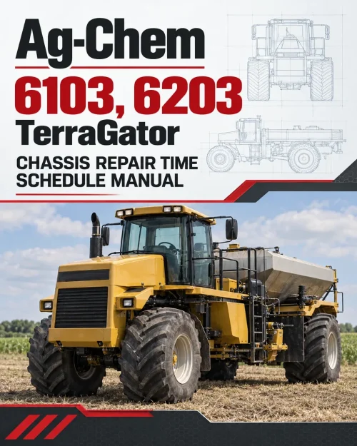 Ag-Chem 6103, 6203 TerraGator Chassis Repair Time Schedule Manual Ag-Chem 6103, 6203 TerraGator Chassis Repair Time Schedule Manual