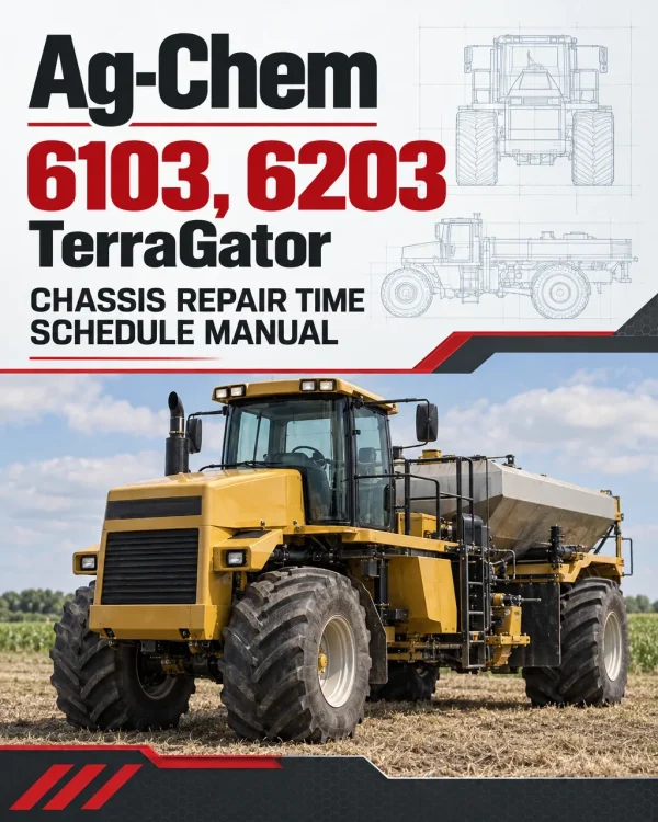 Ag-Chem 6103, 6203 TerraGator Chassis Repair Time Schedule Manual Ag-Chem 6103, 6203 TerraGator Chassis Repair Time Schedule Manual