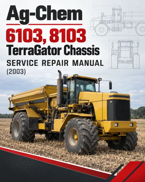 Ag-Chem 6103, 8103 TerraGator Chassis Service Repair Manual (2003) Ag-Chem 6103, 8103 TerraGator Chassis Service Repair Manual (2003)