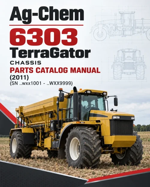 Ag-Chem 6303 TerraGator Chassis Parts Catalog Manual (2011) (SN ..wxx1001 - ..WXX9999) Ag-Chem 6303 TerraGator Chassis Parts Catalog Manual (2011) (SN ..wxx1001 - ..WXX9999)