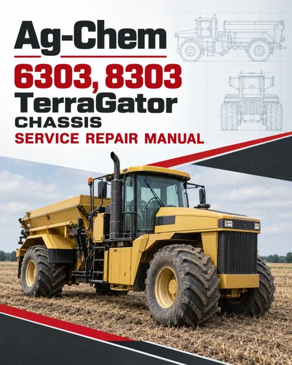 Ag-Chem 6303, 8303 TerraGator Chassis Service Repair Manual