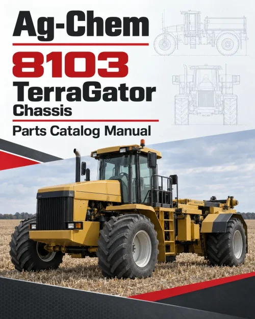 Ag-Chem 8103 TerraGator Chassis Parts Catalog Manual Ag-Chem 8103 TerraGator Chassis Parts Catalog Manual