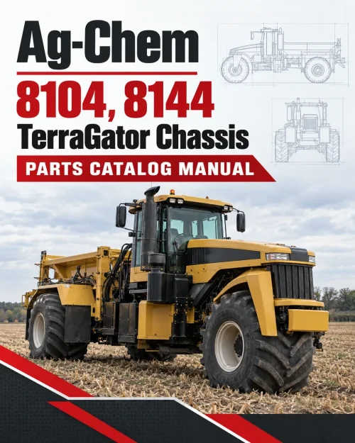 Ag-Chem 8104, 8144 TerraGator Chassis Parts Catalog Manual Ag-Chem 8104, 8144 TerraGator Chassis Parts Catalog Manual
