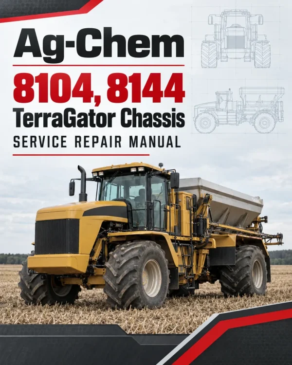 Ag-Chem 8104, 8144 TerraGator Chassis Service Repair Manual (2003) Ag-Chem 8104, 8144 TerraGator Chassis Service Repair Manual (2003)