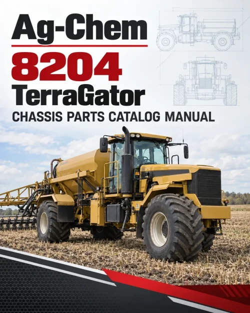 Ag-Chem 8204 TerraGator Chassis Parts Catalog Manual Ag-Chem 8204 TerraGator Chassis Parts Catalog Manual