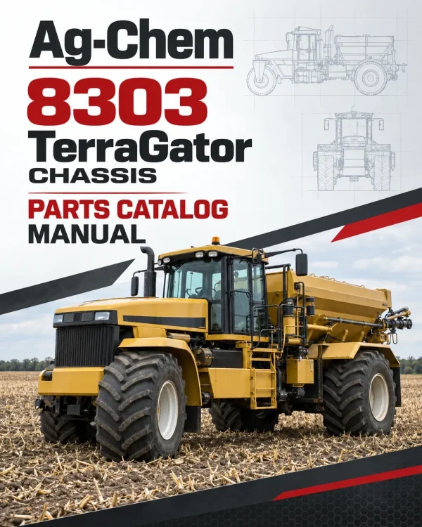 Ag-Chem 8303 TerraGator Chassis Parts Catalog Manual (2011) (SN ..wxx1001 - ..WXX9999) Ag-Chem 8303 TerraGator Chassis Parts Catalog Manual (2011) (SN ..wxx1001 - ..WXX9999)