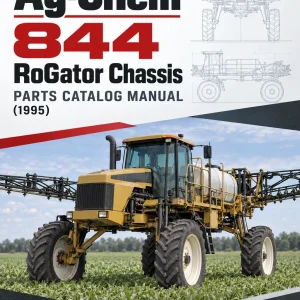 Ag-Chem 844 RoGator Chassis Parts Catalog Manual (1995)