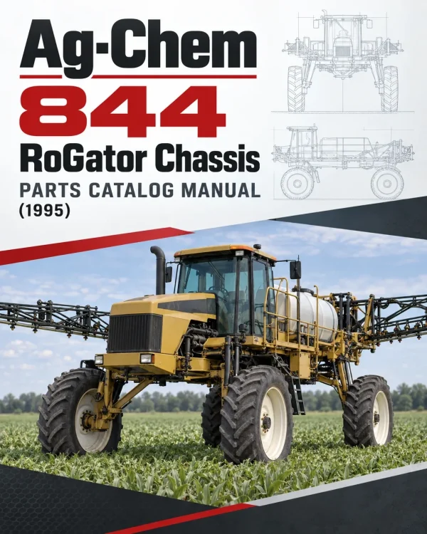 Ag-Chem 844 RoGator Chassis Parts Catalog Manual (1995) Ag-Chem 844 RoGator Chassis Parts Catalog Manual (1995)