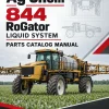 Ag-Chem 844 RoGator Liquid System Parts Catalog Manual