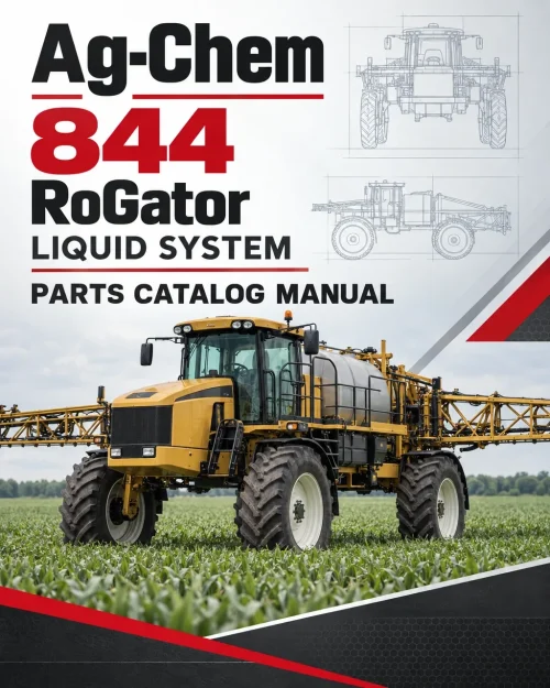 Ag-Chem 844 RoGator Liquid System Parts Catalog Manual Ag-Chem 844 RoGator Liquid System Parts Catalog Manual