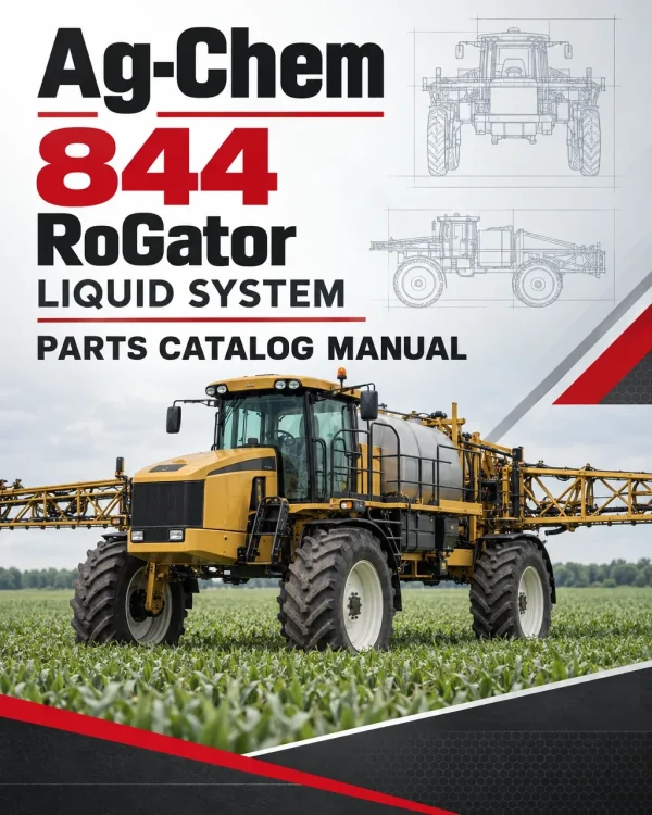 Ag-Chem 844 RoGator Liquid System Parts Catalog Manual