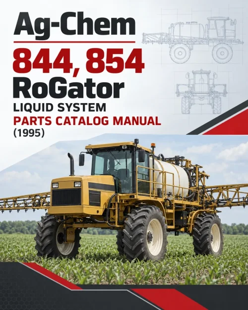 Ag-Chem 844, 854 RoGator Liquid System Parts Catalog Manual (1995) Ag-Chem 844, 854 RoGator Liquid System Parts Catalog Manual (1995)