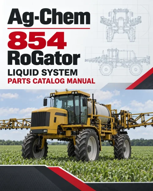 Ag-Chem 854 RoGator Liquid System Parts Catalog Manual Ag-Chem 854 RoGator Liquid System Parts Catalog Manual