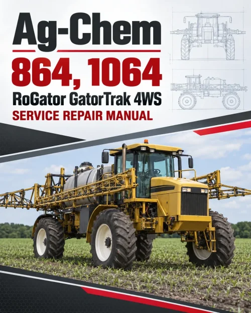 Ag-Chem 864, 1064 RoGator GatorTrak 4WS Service Repair Manual (2003) Ag-Chem 864, 1064 RoGator GatorTrak 4WS Service Repair Manual (2003)