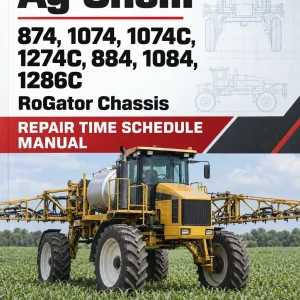 Ag-Chem 874, 1074, 1074C, 1274C, 884, 1084, 1286C RoGator Chassis Repair Time Schedule Manual Ag-Chem 874, 1074, 1074C, 1274C, 884, 1084, 1286C RoGator Chassis Repair Time Schedule Manual