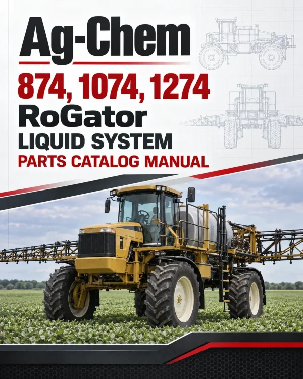 Ag-Chem 874, 1074, 1274 RoGator Liquid System Parts Catalog Manual Ag-Chem 874, 1074, 1274 RoGator Liquid System Parts Catalog Manual