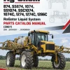 Ag-Chem 874, SS874, 1074, SS1074, SSC1074, 1074C, 1274, 1274C, 1286C RoGator Liquid System Parts Catalog Manual (2007) (SN ..SXX1001 - ..SXX9999)