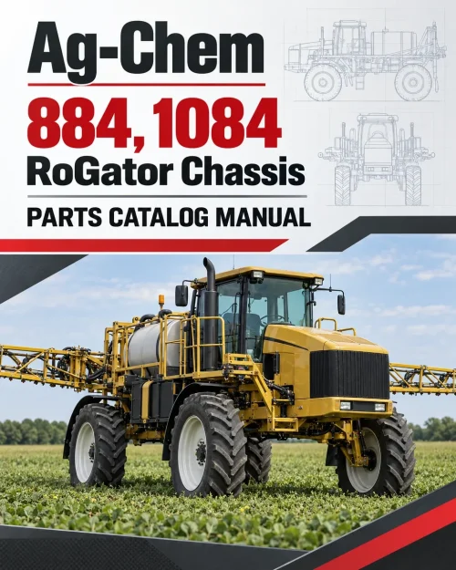 Ag-Chem 884, 1084 RoGator Chassis Parts Catalog Manual (2009) (SN ..UXX1001 - ..UXX9999) Ag-Chem 884, 1084 RoGator Chassis Parts Catalog Manual (2009) (SN ..UXX1001 - ..UXX9999)