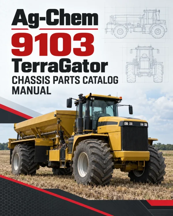 Ag-Chem 9103 TerraGator Chassis Parts Catalog Manual
