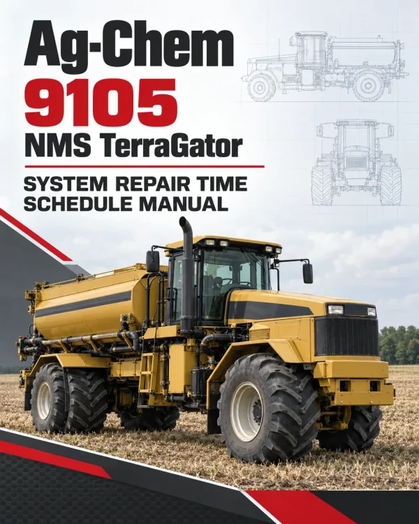 Ag-Chem 9105 NMS TerraGator System Repair Time Schedule Manual