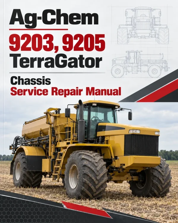 Ag-Chem 9203, 9205 TerraGator Chassis Service Repair Manual Ag-Chem 9203, 9205 TerraGator Chassis Service Repair Manual
