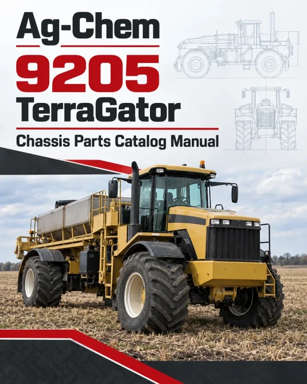 Ag-Chem 9205 TerraGator Chassis Parts Catalog Manual