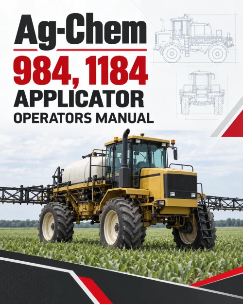Ag-Chem 984, 1184 Applicator Operators Manual Ag-Chem 984, 1184 Applicator Operators Manual