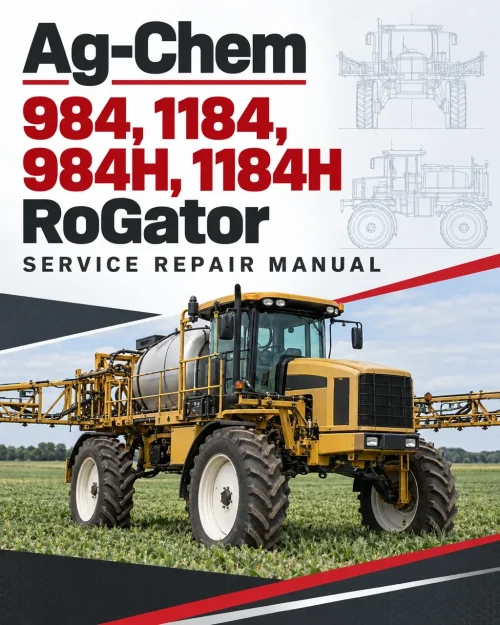 Ag-Chem 984, 1184, 984H, 1184H RoGator Service Repair Manual Ag-Chem 984, 1184, 984H, 1184H RoGator Service Repair Manual