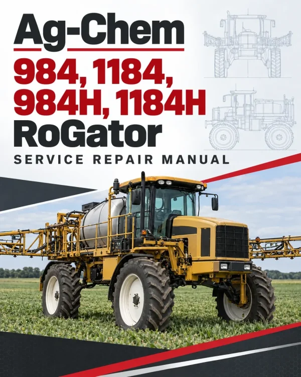 Ag-Chem 984, 1184, 984H, 1184H RoGator Service Repair Manual Ag-Chem 984, 1184, 984H, 1184H RoGator Service Repair Manual