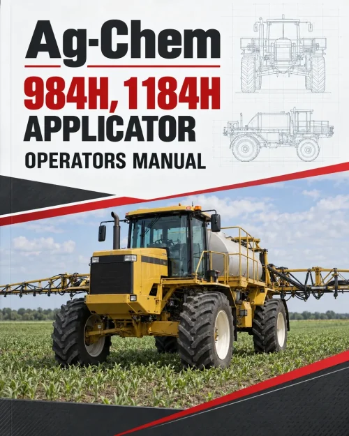 Ag-Chem 984H, 1184H Applicator Operators Manual Ag-Chem 984H, 1184H Applicator Operators Manual