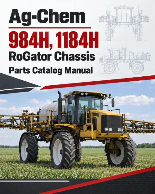 Ag-Chem 984H, 1184H RoGator Chassis Parts Catalog Manual (2010) (SN ..VXX1001 - ..VXX9999) Ag-Chem 984H, 1184H RoGator Chassis Parts Catalog Manual (2010) (SN ..VXX1001 - ..VXX9999)
