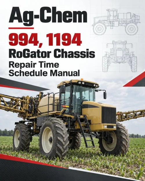 Ag-Chem 994, 1194 RoGator Chassis Repair Time Schedule Manual Ag-Chem 994, 1194 RoGator Chassis Repair Time Schedule Manual